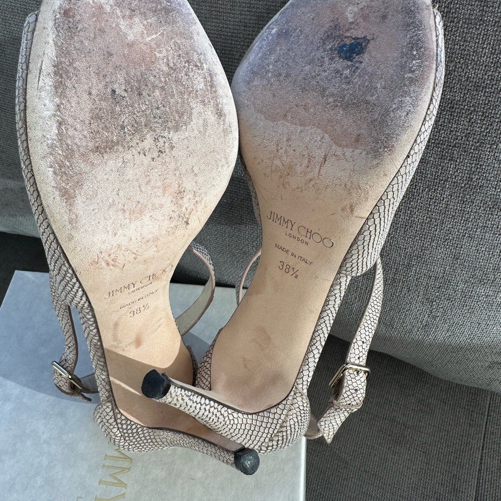 Jimmy Choo nude sandals - Picture 4 of 5